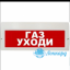 Табло М-24 ГРАНД (Молния 24В ГРАНД) "Газ! Уходи!"