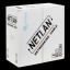 Кабель NETLAN U/UTP 4 пары, Кат.5e (Класс D), 100МГц, одножильный, BC (чистая медь), внешний, PE до -40C, черный, 305м
